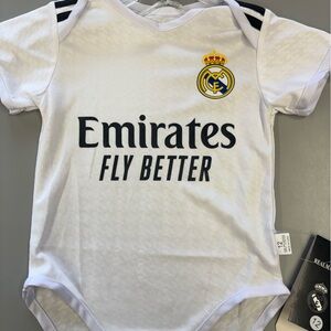Real Madrid Bodysuit 12 Month Toddler